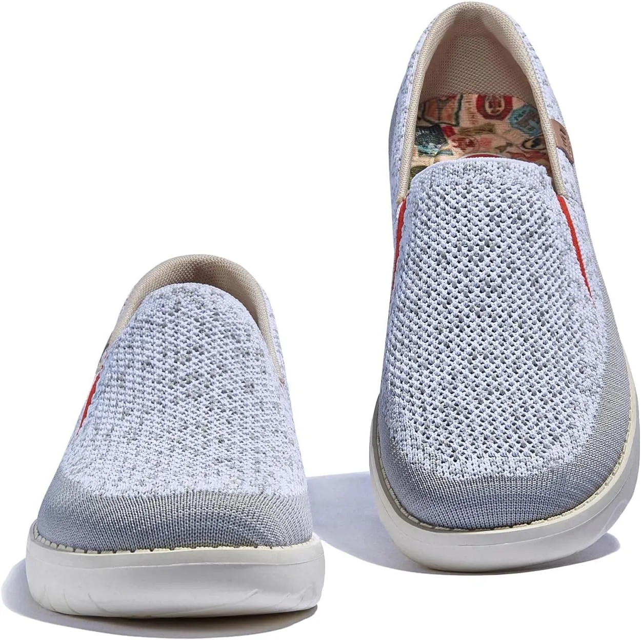 UIN Women's Art Painted Loafers Slip On Casual Travel Shoes Lightweight Comfort Walking Fashion Sneaker Tarragona Series