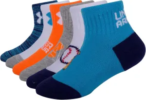 Under Armour Baby Boys Multi Pack Basic Essential Quarter Sock