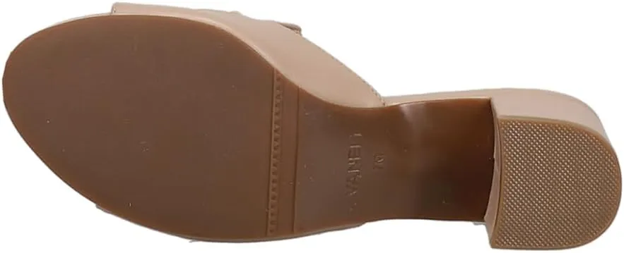 VANELi Womens Oksana Block Dress Sandals Low Heel 1-2" - Brown