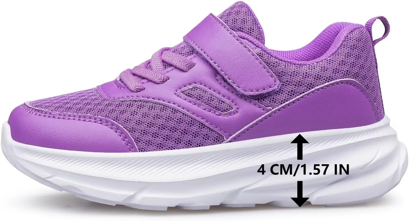 vibdiv Kid's Shoes Sneakers Tennis Laceless Boys Girls Casual School