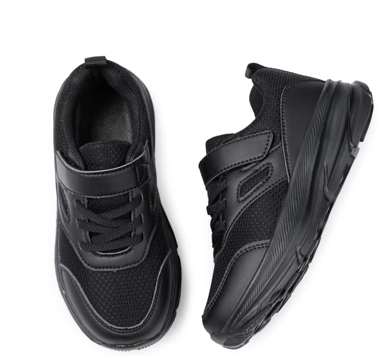 vibdiv Kid's Shoes Sneakers Tennis Laceless Boys Girls Casual School