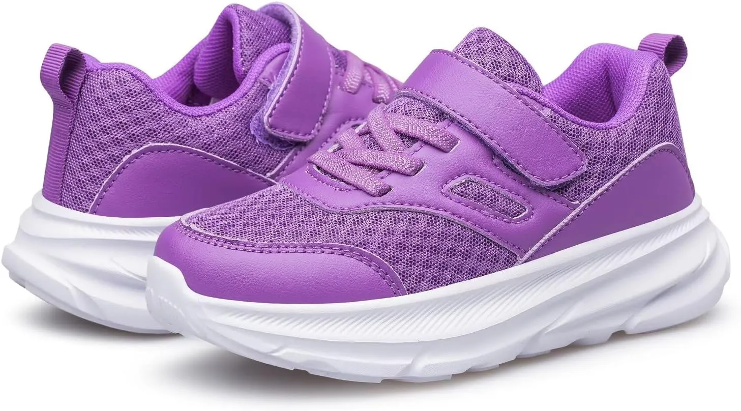 vibdiv Kid's Shoes Sneakers Tennis Laceless Boys Girls Casual School