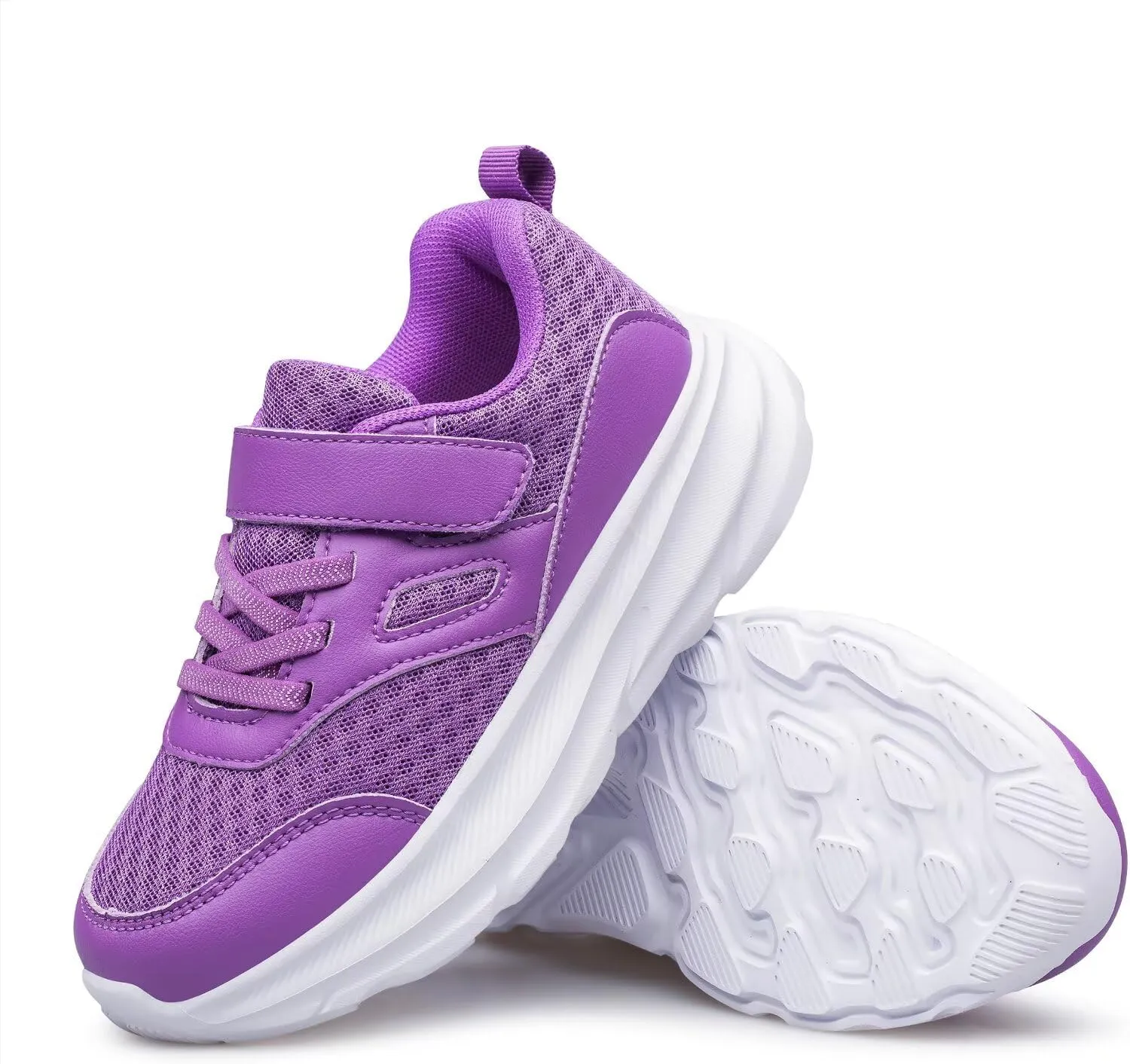 vibdiv Kid's Shoes Sneakers Tennis Laceless Boys Girls Casual School