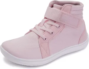 WHITIN Little/Big Kid Wide High Top Barefoot Shoes | Street-Style Minimalist Sneakers for Boys/Girls | Natural & Healthy Fit