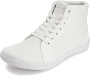 WHITIN Women's Wide High-Top Canvas Barefoot Sneakers | Minimalist Street-Ready Fit | Comfort-Forward Ankle Support