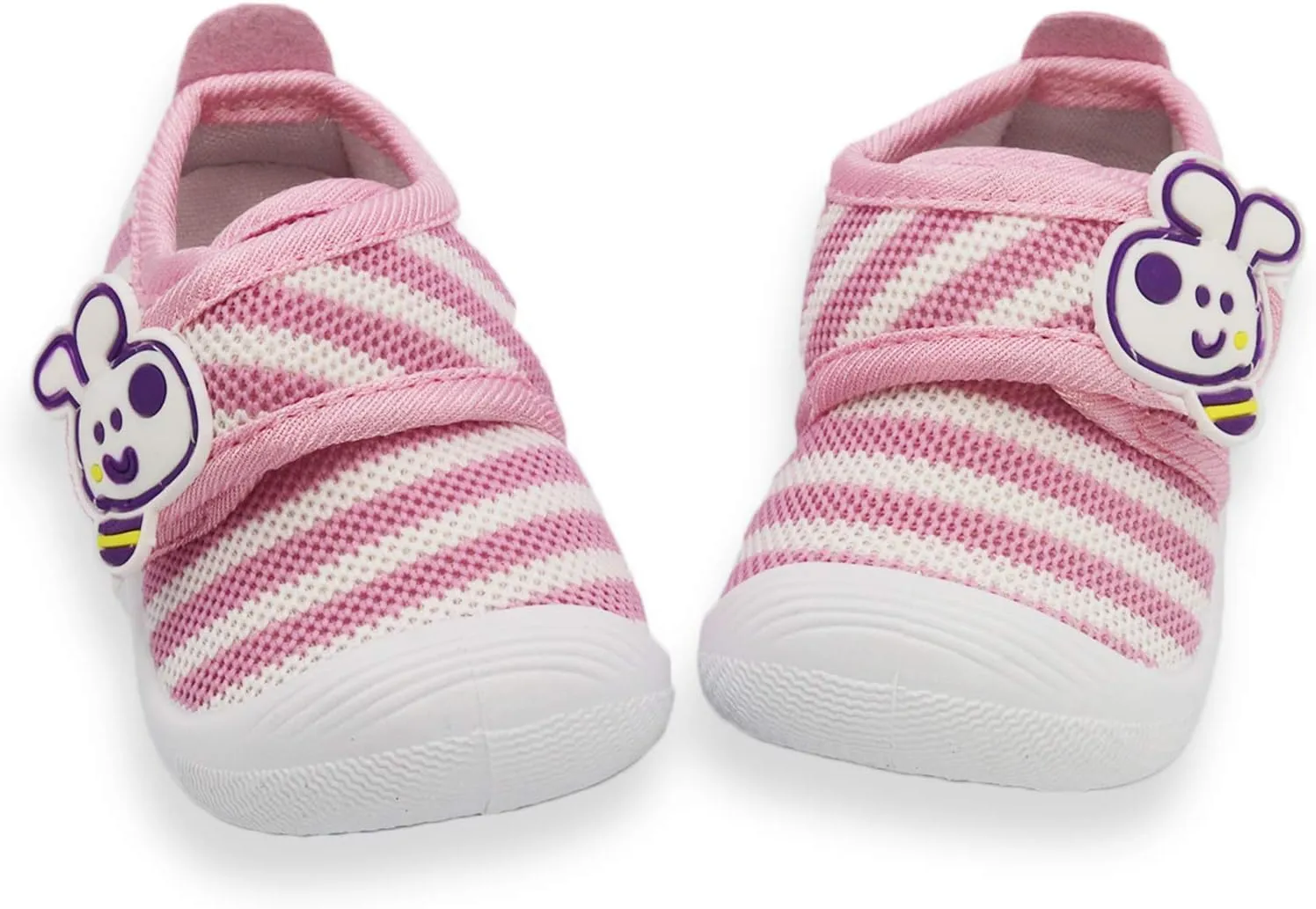 WILLFUN Toddler Squeaky Shoes Baby Boy Girl First-Walking Sneakers Infant Soft Sole Little Kid Trainers for 0-3-Year-old First Walkers