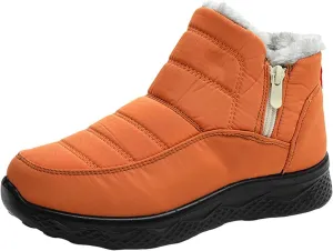 Winter Snow Boots for Women Warm Plush Waterproof Insulated Slip On Outdoor Shoes Mens Anti-Slip Comfy Outdoor Ankle Boots