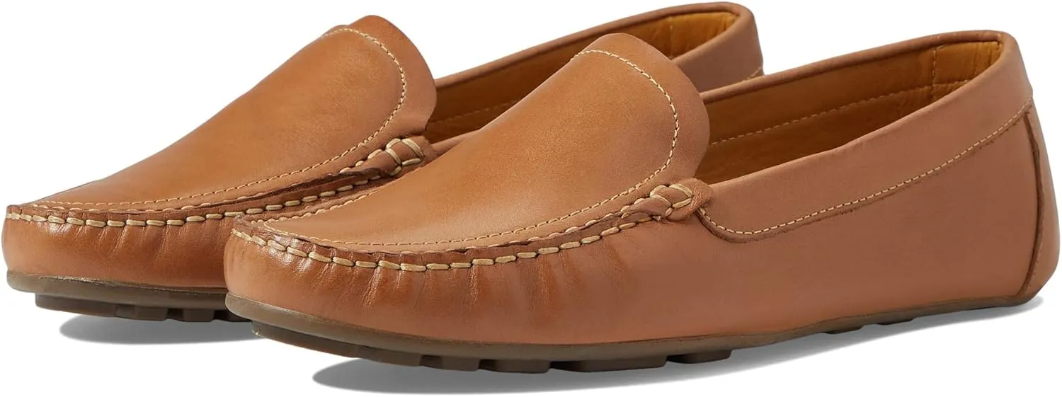 Womens Casual Comfortable Genuine Leather Driving Moccasins Classic Fashion Venetian Slip On Ladies Driving Loafer Flat Shoes