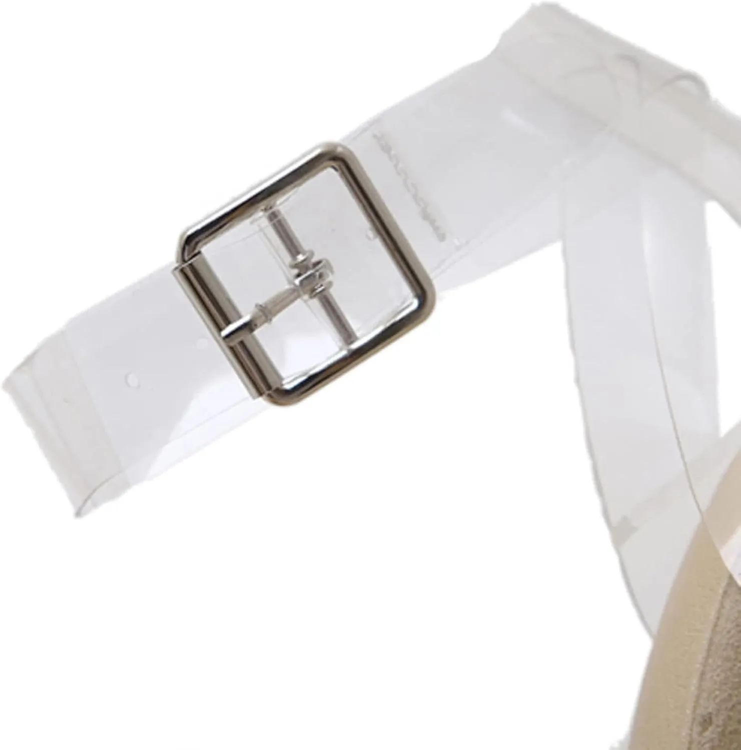 Women's High Heels, Sandals with Exposed Toes, Transparent Ankle Straps, Women's Shoes, Bride, Bridesmaid