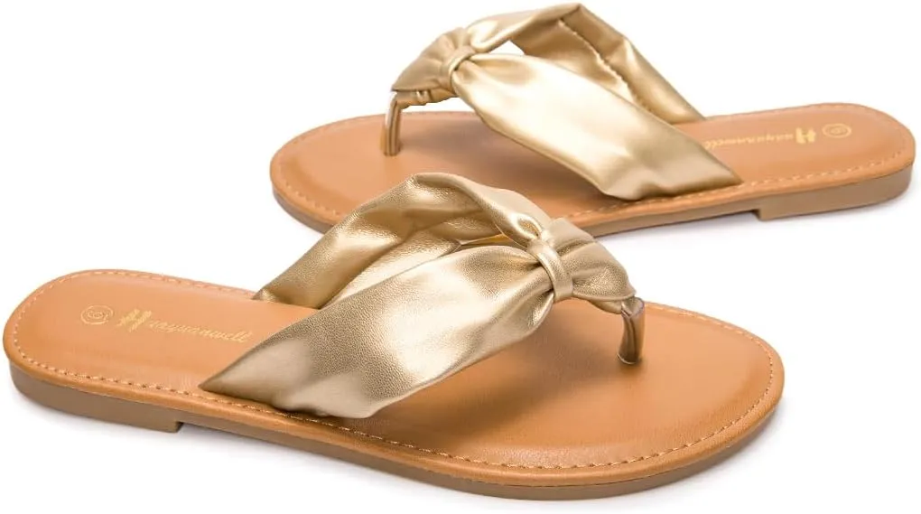 Women's Thong Sandals Flip Flop T Strap Sandals Slip On Flat Sandals Casual Slide Sandals for Women Dressy Summer