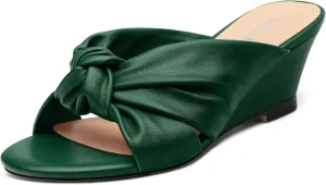 Women's Wedge Heel Sandals,Round Open Toe Slope Sandals for women,Casual Party,Dating,Vacation,Summer Must Have Sandals