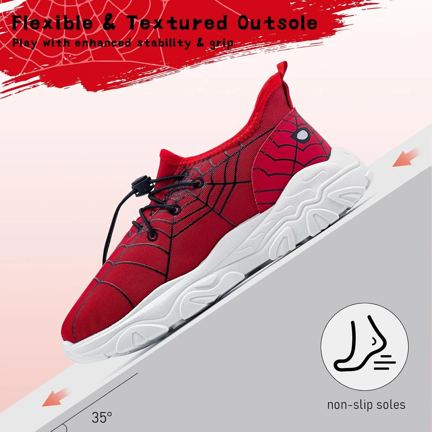 xinran & shengli Kids Boys Tennis Running Sneakers Girls Slip on Shoes Athletic Lightweight Gym Walking School Sport Shoes Toddlers Little Big Kids
