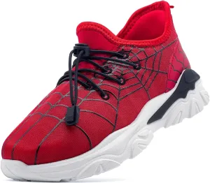 xinran & shengli Kids Boys Tennis Running Sneakers Girls Slip on Shoes Athletic Lightweight Gym Walking School Sport Shoes Toddlers Little Big Kids